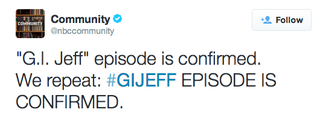 Illustration for article titled An animated Community episode will feature G.I. Jeff, and here’s his picture
